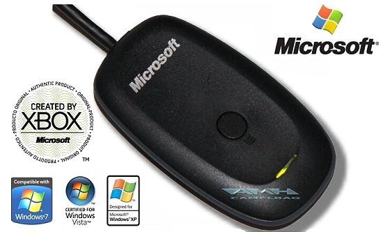 Original Microsoft Xbox 360 Receiver Adapter und Funk Controller am PC betreiben